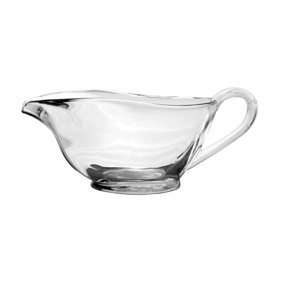 Elegant Clear Presence Gravy Boat Glass